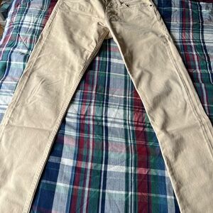 Ralph Lauren tan five pocket pants size 28x30. Barely used.
